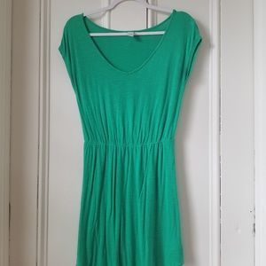 Easy Green Mini Dress